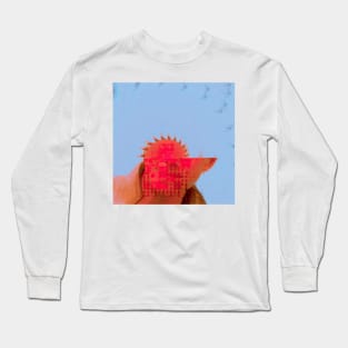 SAW Sureal Glitch Art Long Sleeve T-Shirt